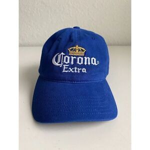 Corona Extra Hat Cap Blue Embroidered Adjustable Strapback Beer Mexico Men's NEW